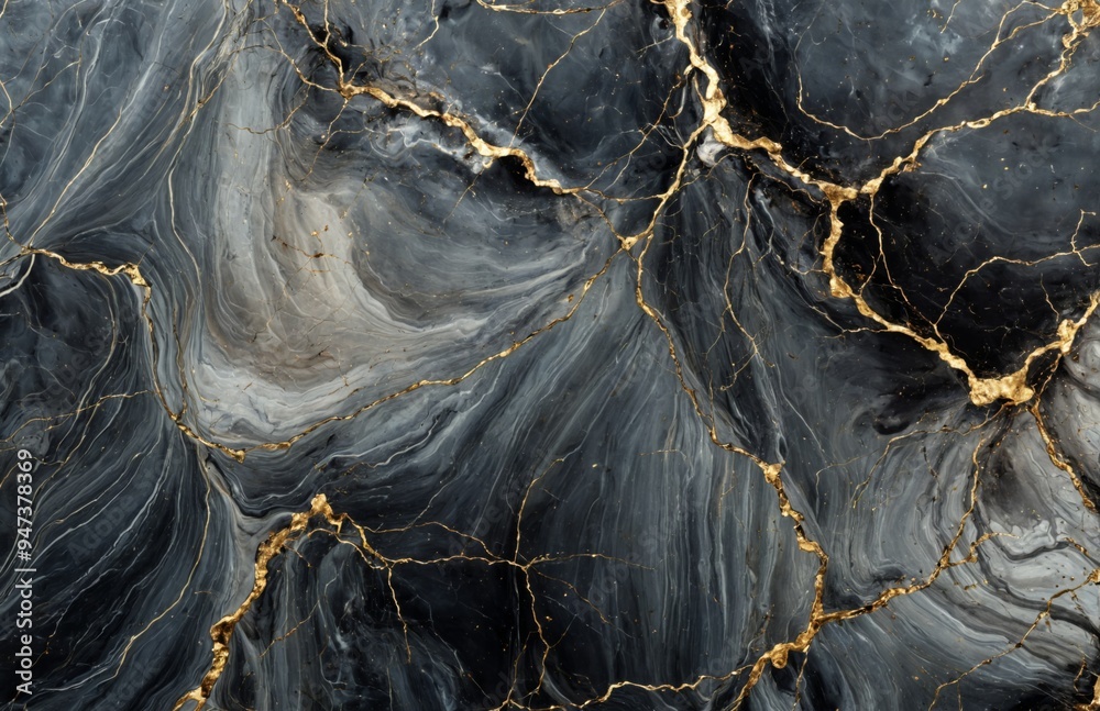 Close-up marble surface has black white color scheme Close Up of Close-up marble surface has black white color scheme Close Up of