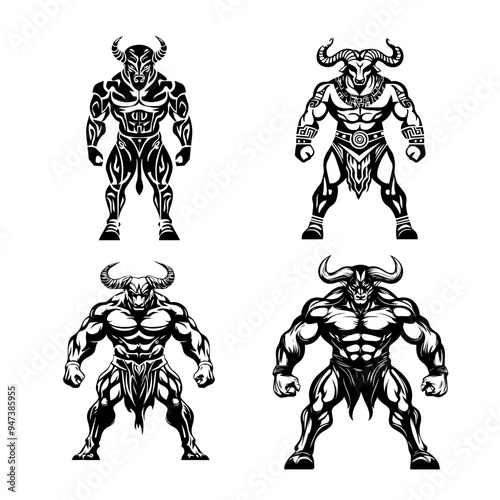 icon sheet black and white illustrations about the supernatural, about the supernatural