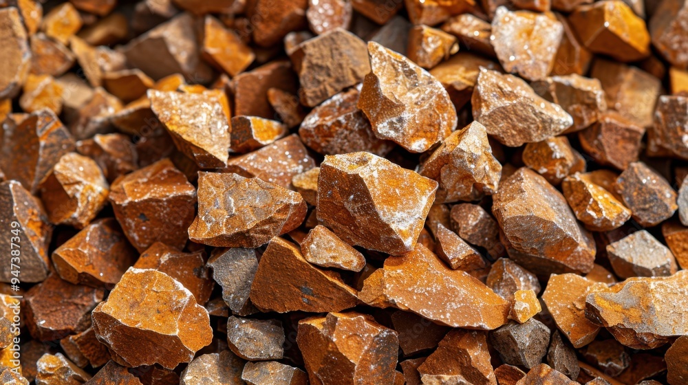 Bauxite: The primary aluminum ore, bauxite is converted into aluminum for uses in packaging, construction, and transport, prized for its light weight and corrosion resistance.
Bauxite: The primary aluminum ore, bauxite is converted into aluminum for uses in packaging, construction, and transport, prized for its light weight and corrosion resistance.