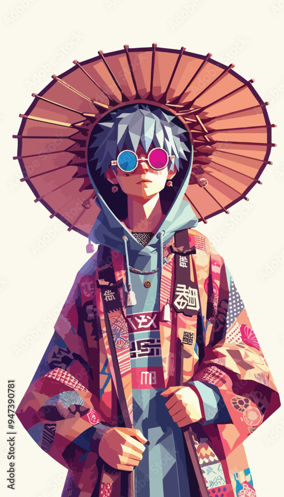 TEENAGE BOY IN AN OVERSIZED HARAJUKU COSTUME, ROUND GLASS, full body, minimalism cartoon style 6 TEENAGE BOY IN AN OVERSIZED HARAJUKU COSTUME, ROUND GLASS, full body, minimalism cartoon style 6