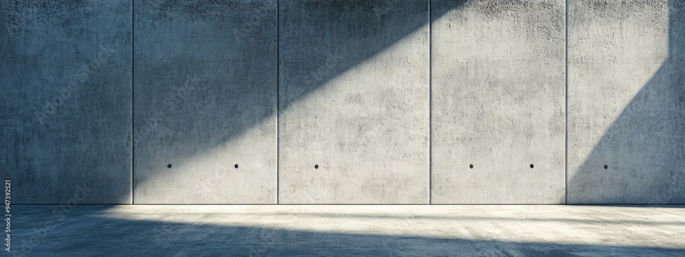 3D rendering of a rough concrete cement wall background 3D rendering of a rough concrete cement wall background