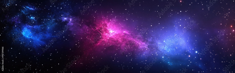 Cosmic galaxy background with stars and cosmic gas in 3D cartoon rendering Cosmic galaxy background with stars and cosmic gas in 3D cartoon rendering