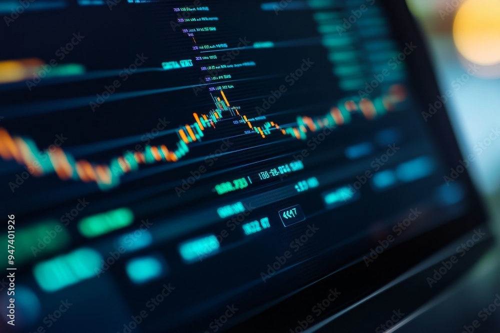 A close-up of an investment portfolio being managed through an online banking platform, symbolizing the ease and accessibility of growing wealth in the digital age A close-up of an investment portfolio being managed through an online banking platform, symbolizing the ease and accessibility of growing wealth in the digital age