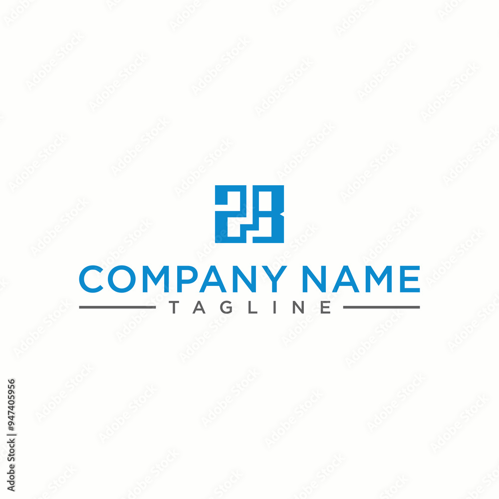The original 2B logo is stylish and elegant in shape The original 2B logo is stylish and elegant in shape