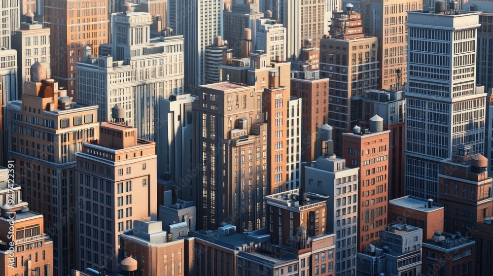 Fototapeta Cityscape Backdrop