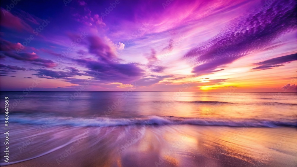 Seascape sunset with purple sky and sea, captured with long exposure, seascape, sunset, purple sky, sea, long exposure, nature Seascape sunset with purple sky and sea, captured with long exposure, seascape, sunset, purple sky, sea, long exposure, nature