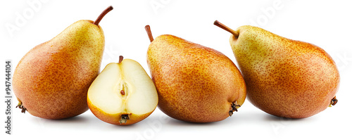 Simple fruit Pears isolated on white background  photo