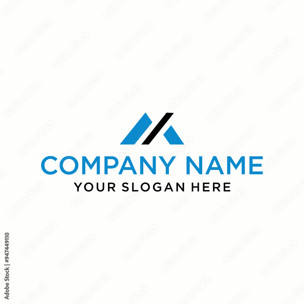 the creative design lines the MA triangle shape and the triangle logo with the letter design for corporate identity. the creative design lines the MA triangle shape and the triangle logo with the letter design for corporate identity.