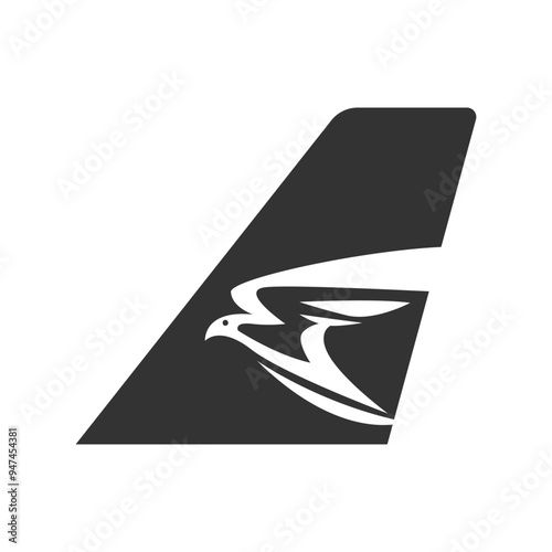 Airplane logo icon design