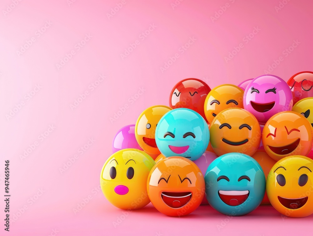A diverse mix of 3D emojis, showcasing different emotions, placed against a simple gradient background with room for copy. A diverse mix of 3D emojis, showcasing different emotions, placed against a simple gradient background with room for copy.