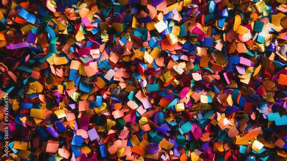 Obraz premium Colorful Confetti Background