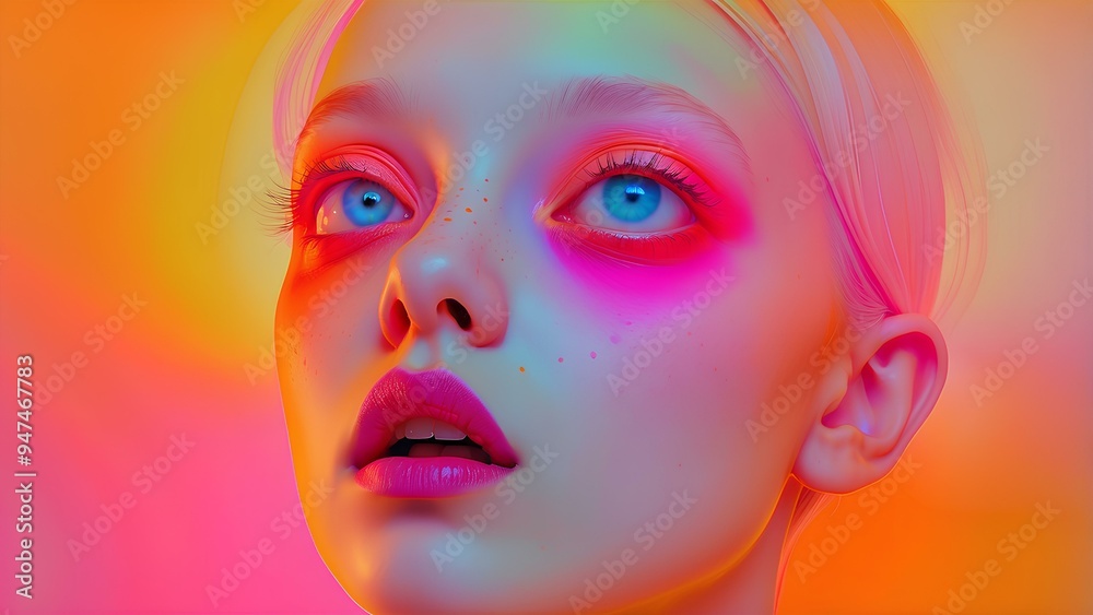 An abstract image with soft, pastel tones. Waves, abstract shapes, and gentle lines.