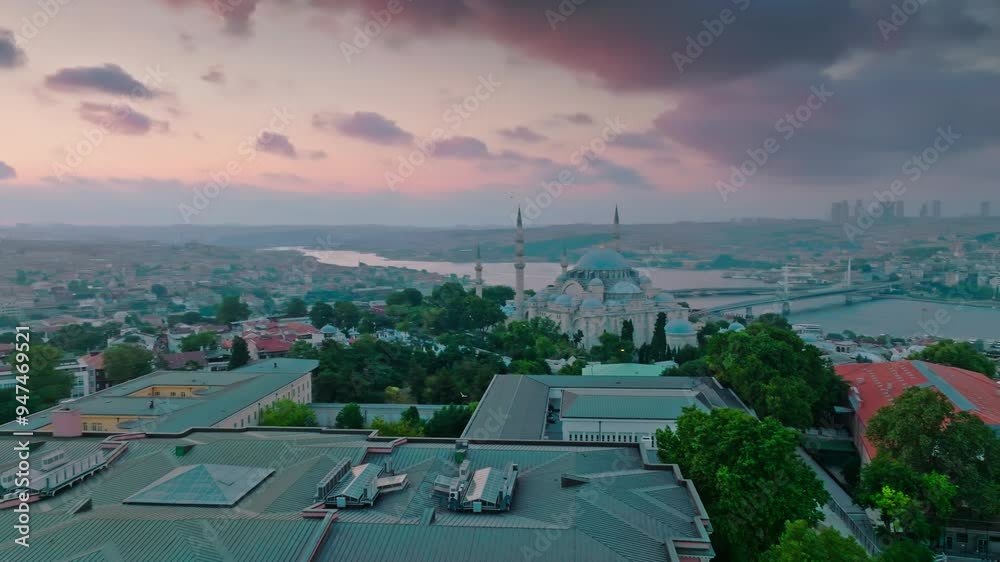 Aerial view of Suleymaniye