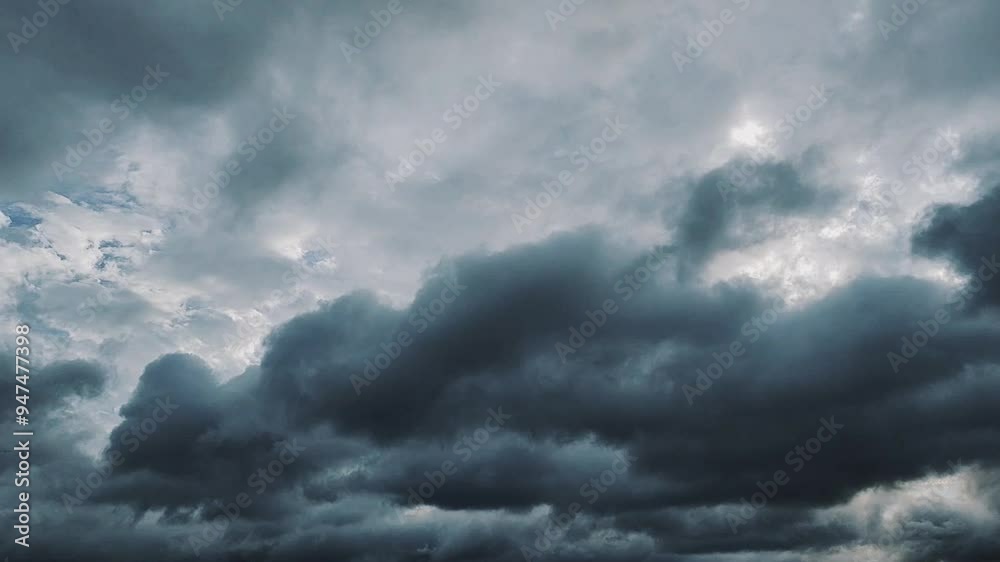 Beautiful white clouds and sky in time lapse Beautiful white clouds and sky in time lapse