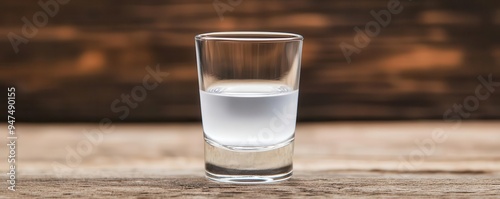 Raki from Greece in a shot glass, raki, Greece, shot photo