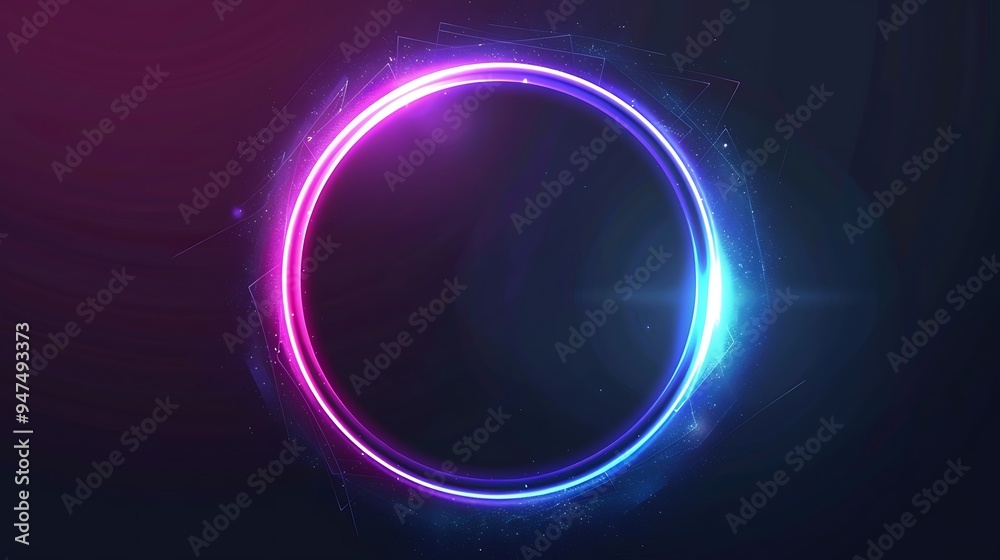 Abstract Neon Circle Abstract Neon Circle