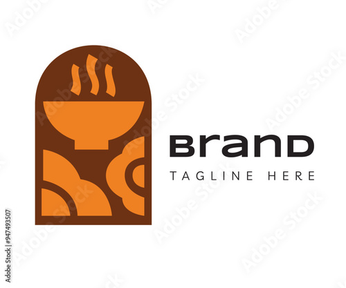 Rice logo icon design template elements. Usable for Branding and Business Logos.