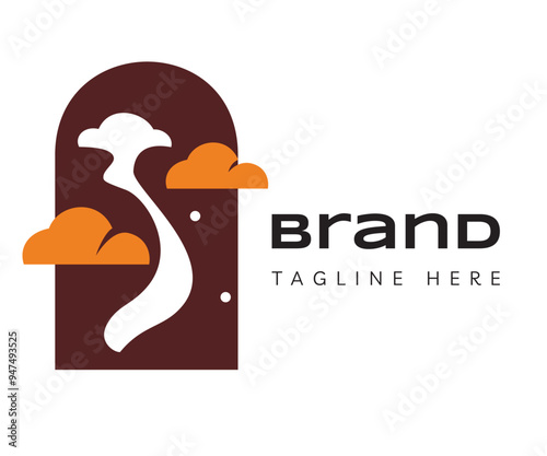 Cloud logo icon design template elements. Usable for Branding and Business Logos.