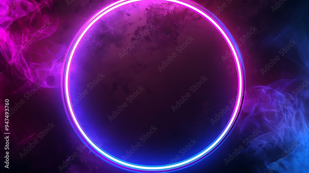 Abstract Neon Circle Abstract Neon Circle