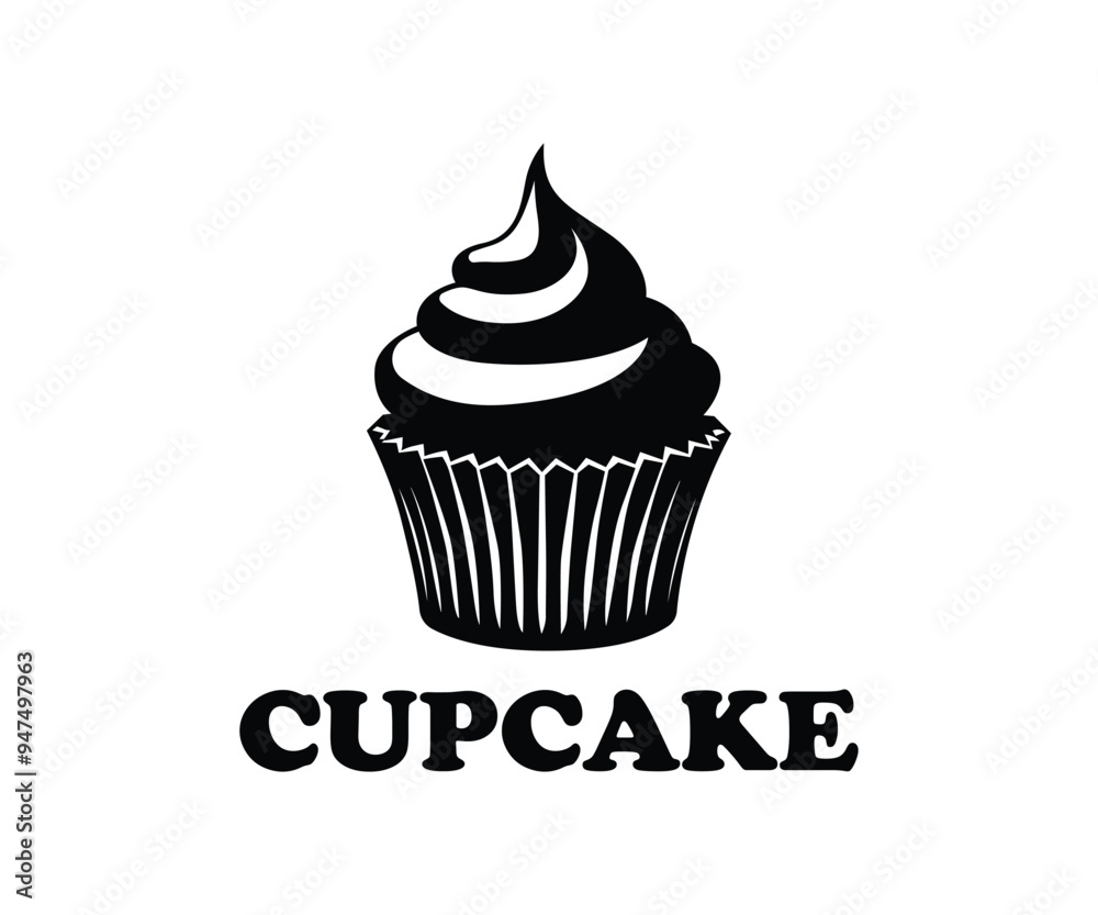 Cupcake vector