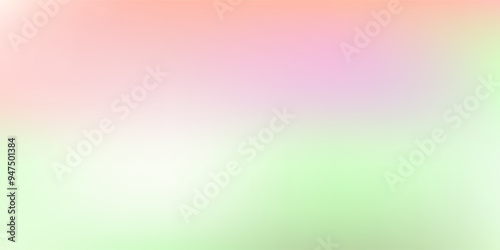 Smooth and blurry colorful gradient mesh background. Modern bright rainbow colors. Easy editable soft colored vector banner template.