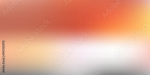 Smooth and blurry colorful gradient mesh background. Modern bright rainbow colors. Easy editable soft colored vector banner template.