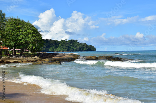 The beach on the Andaman Sea. Khao Lak. Thailand.