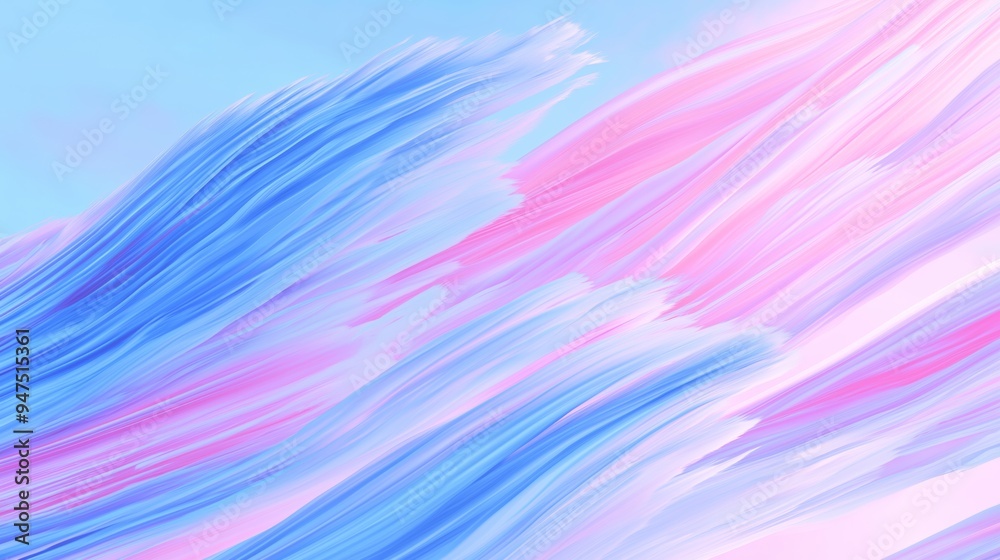 Abstract waves of blue and pink paint create a serene and flowing composition that evokes a sense of calmness and creativity. Abstract waves of blue and pink paint create a serene and flowing composition that evokes a sense of calmness and creativity.