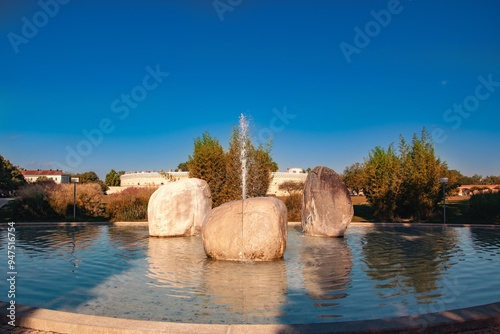 beautiful sunny day in the park, klenzepark, ingolstadt photo