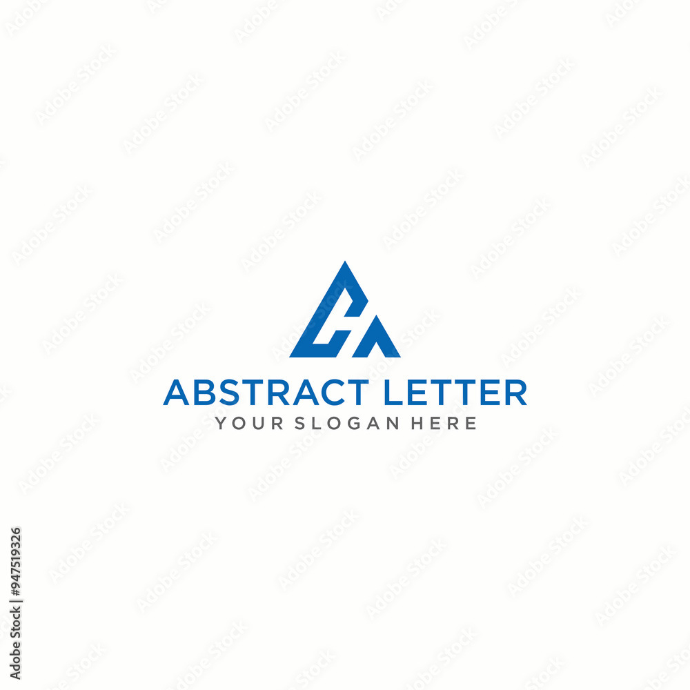 the creative design lines the CHA triangle shape and the triangle logo with the letter design for corporate identity the creative design lines the CHA triangle shape and the triangle logo with the letter design for corporate identity