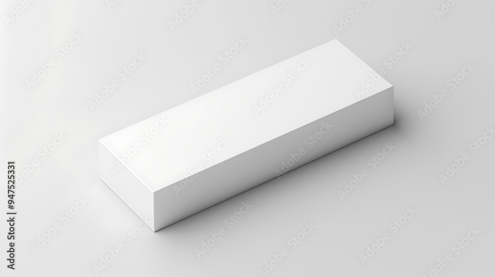 Minimalist White Product Display with Abstract Landscape Minimalist White Product Display with Abstract Landscape