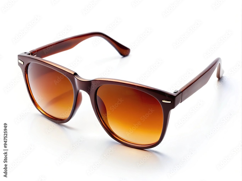 Modern fashion statement, sleek sunglasses boast white background frames for a trendy and stylish upgrade to any outfit. Modern fashion statement, sleek sunglasses boast white background frames for a trendy and stylish upgrade to any outfit.