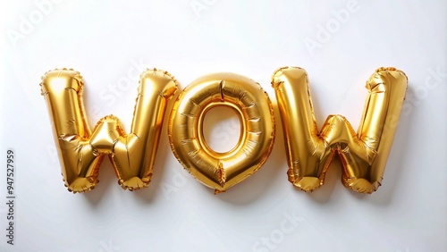 A balloon shaped message on white background