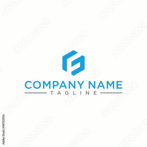 FG letter logo in the form of hexagons and cube logos with letter designs for corporate identity