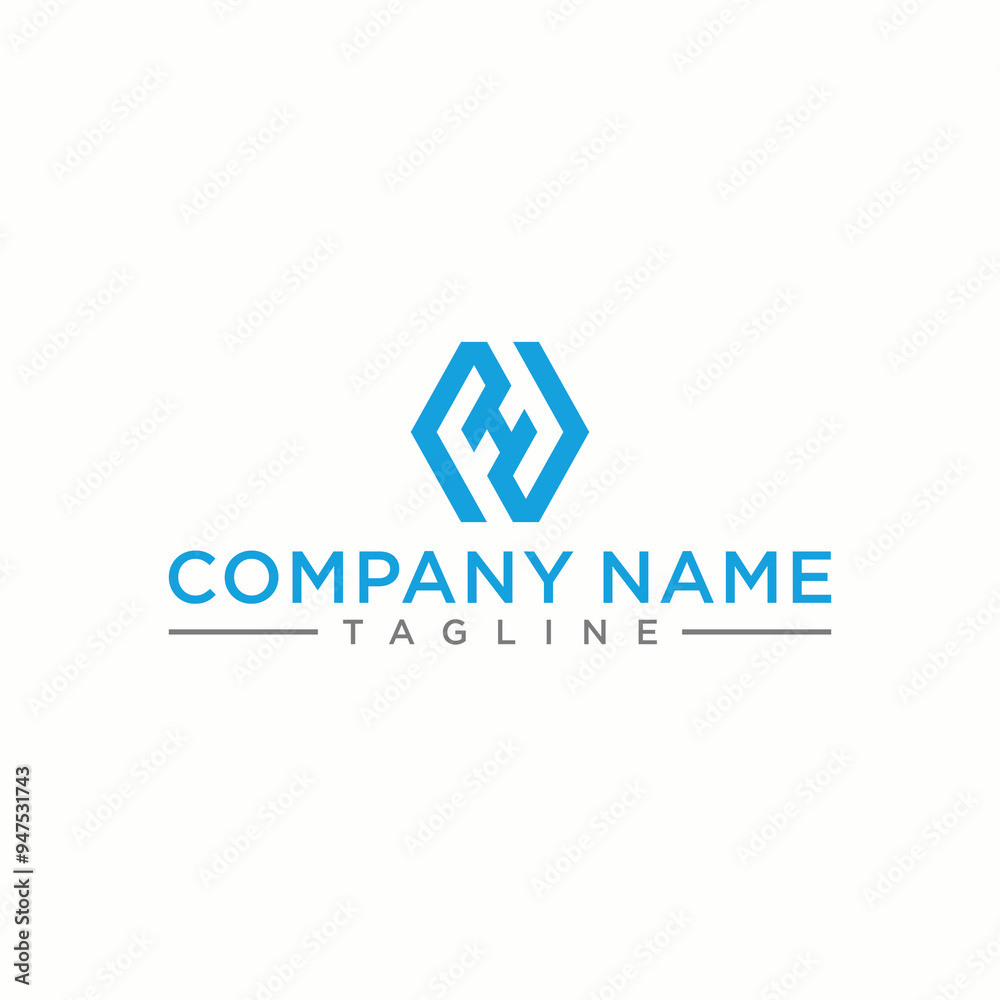 FH letter logo in the form of hexagons and cube logos with letter designs for corporate identity