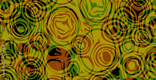 Abstract pattern. Illustration for printing on wall decorations. For use in graphics.