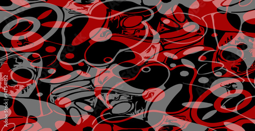 Abstract pattern. Illustration for printing on wall decorations. For use in graphics.