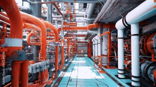 Pipeline, storage tanks and pipe rack of petroleum, chemical, hydrogen or ammonia industrial plant