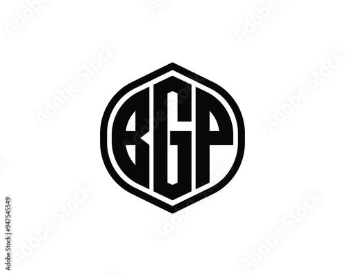 BGP logo design vector template. BGP photo