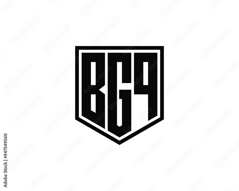 BGQ logo design vector template. BGQ BGQ logo design vector template. BGQ