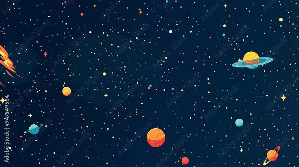 Night Sky with Stars Night Sky with Stars
