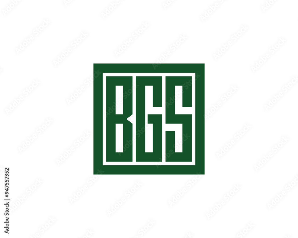 BGS logo design vector template. BGS BGS logo design vector template. BGS