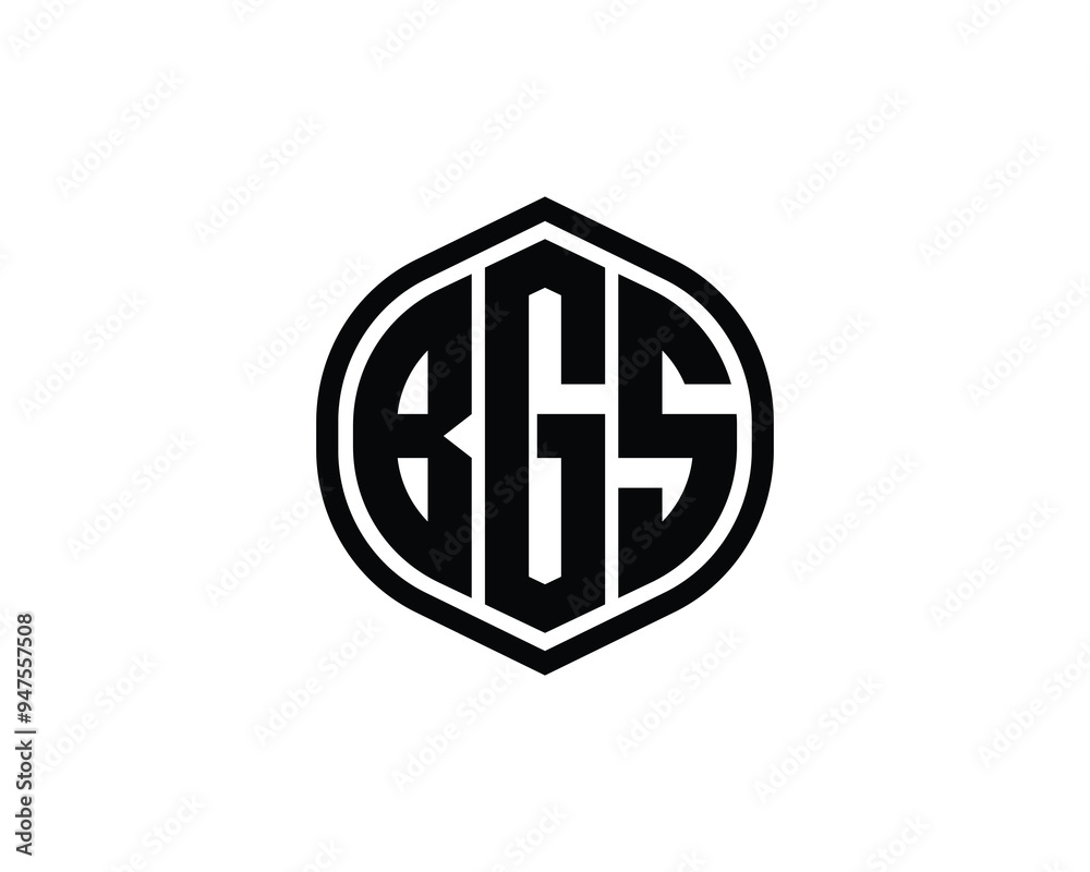 BGS logo design vector template. BGS BGS logo design vector template. BGS