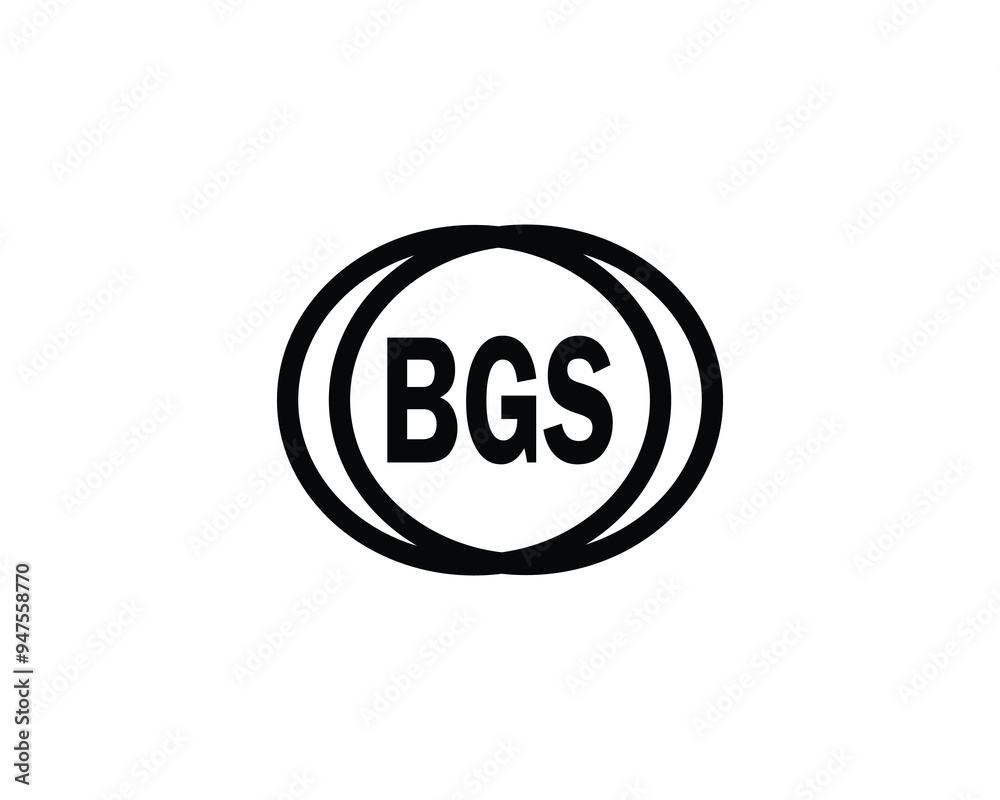 BGS logo design vector template. BGS BGS logo design vector template. BGS