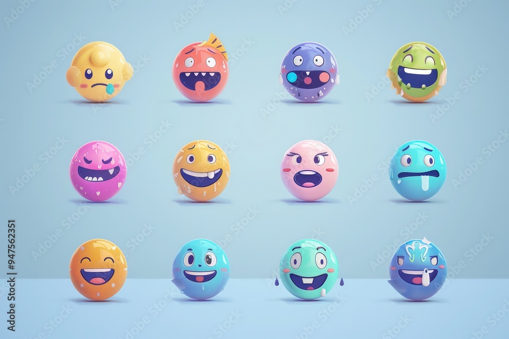 Ultra HD iOS emoji icons with various expressive faces, ideal for Telegram and WhatsApp. Ultra HD iOS emoji icons with various expressive faces, ideal for Telegram and WhatsApp.