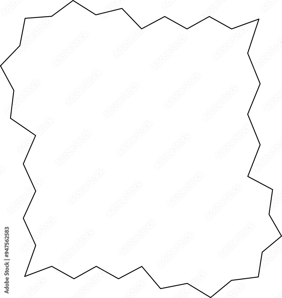 Zig zag wavy edge geometric shape. Elements for decoration Zig zag wavy edge geometric shape. Elements for decoration