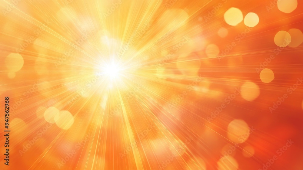 Vibrant orange backdrop featuring a stunning sunburst effect accompanied by a lens flare perfect for summer themed designs Vibrant orange backdrop featuring a stunning sunburst effect accompanied by a lens flare perfect for summer themed designs