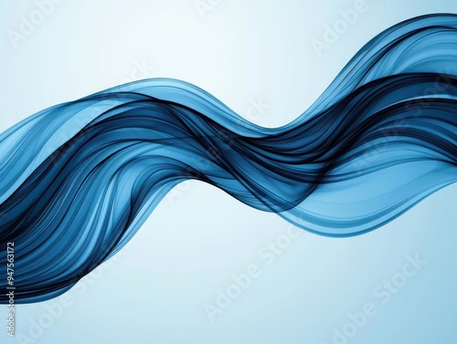 Fluid vector air element, dynamic and abstract set of lines