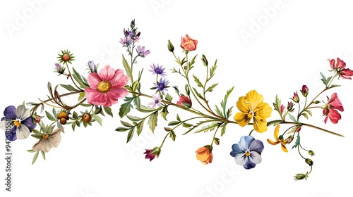 Watercolor Floral Illustration