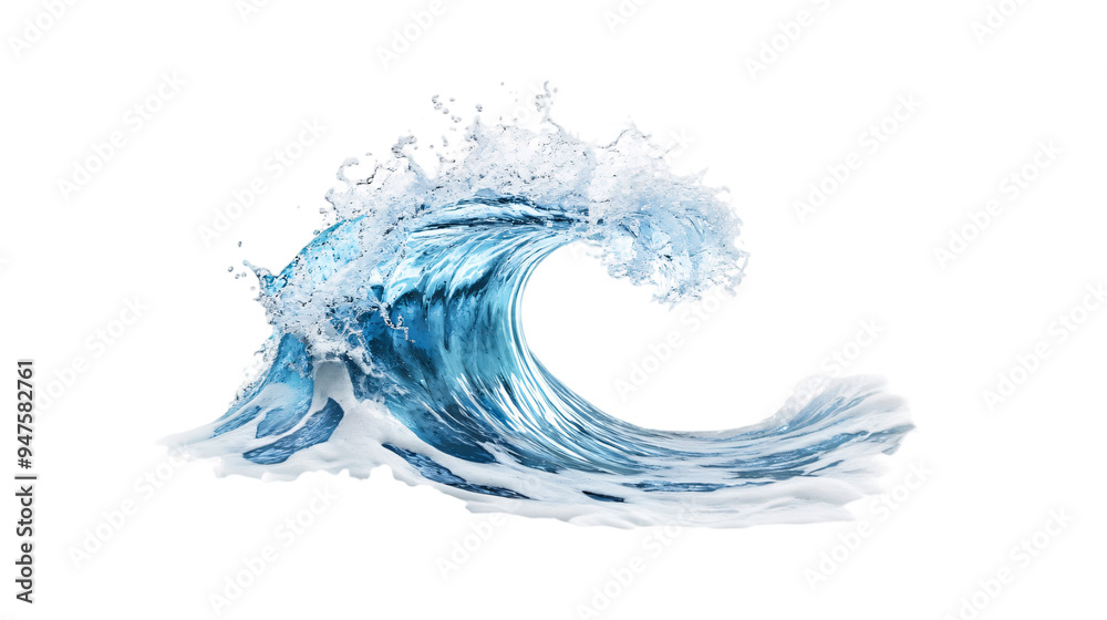 Water splash wave isolated on white background Water splash wave isolated on white background
